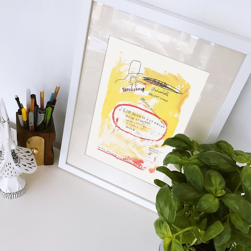 Jean-Michel Basquiat - Supercomb - issued for Basquiat's Exhibition in Paris in 1988.jpg