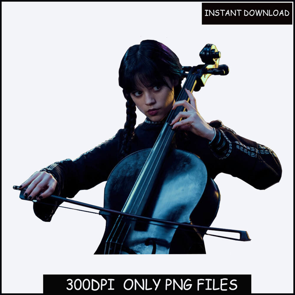 Wednesday Playing Cello Shirt, Wednesday Addams, Horror Tee, Wednesday Shirt, Trendy Gift Shirt, Wednesday Fan Shirt, Girls Shirt, Retro Tee.jpg