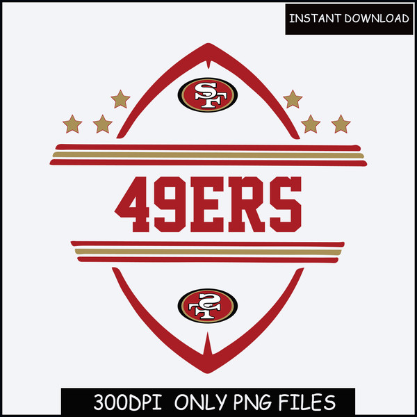 49ers svg, football svg, football png, San Francisco svg, football cut file, 49ers png, 49ers decor, sublimation.jpg