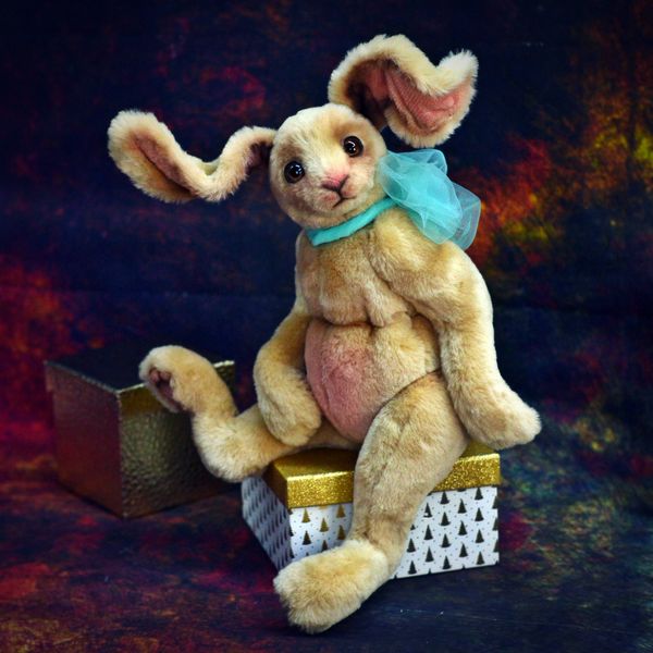 Handmade plush rabbit - Pikachu (3).JPG