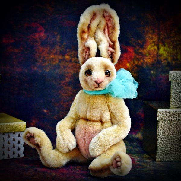 Handmade plush rabbit - Pikachu (5).JPG