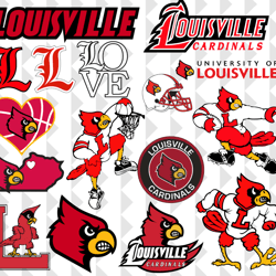 Digital Download, Louisville Cardinals svg, Louisville Cardinals logo, Louisville Cardinals clipart