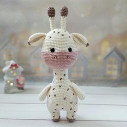 giraffe toy,plush giraffe,crochet giraffe,gift for kids,plush toy, stuffed animal