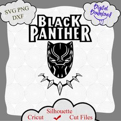 black panther svg png dxf jpg, black panther file for cricut, black panther shirt, wakanda forever svg, chadwick boseman