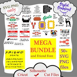 friends svg bundle, friends bundle svg, friends cricut silhouette, friends tv show, pivot, lobster, how you doin, couch