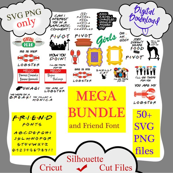 998 Friends SVG Bundle.png