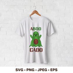 aboocado svg. funny halloween quote. a boo cado