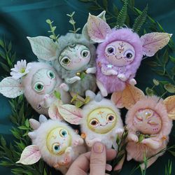 Art dolls with leafy ears