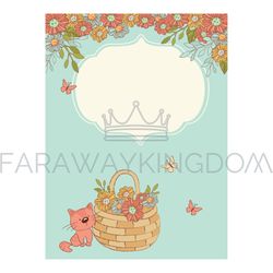 congratulation card birthday greeting vector illustration set