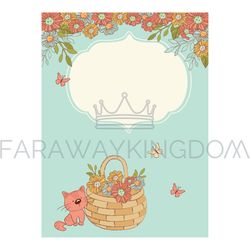 CONGRATULATION CARD Birthday Greeting Vector Illustration Set