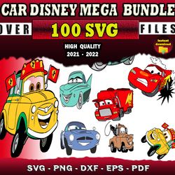 100 Cars Mega Svg Bundle - svg, png, dxf files for print & cricut