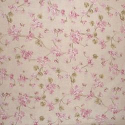 petite fllowers fabric, fabric with blooming flowers, linen and viscose fabric, botanical fabric, garden floral fabric
