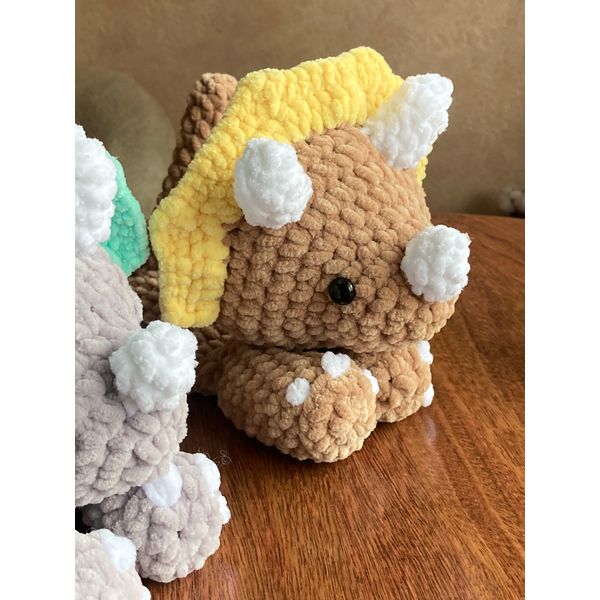 Crochet Dinosaur Pattern Crochet Triceratops Pattern Crochet Inspire crochet-dinosaur-pattern-crochet-triceratops-pattern-crochet-inspire