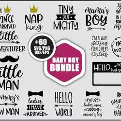 baby boy bundle svg, baby boy svg, baby quotes svg, newborn svg, png dxf eps file