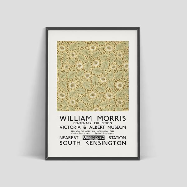William Morris - Exhibition poster with Christchurch Pattern, London 1934.jpg
