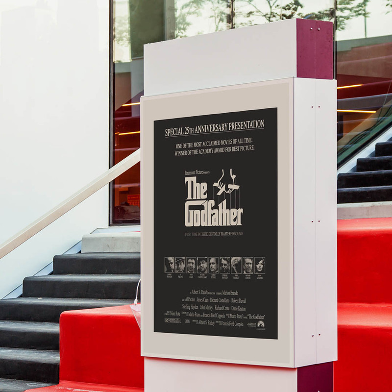 The Godfather - Retro movie poster by Francis Ford Coppola, 1997.jpg