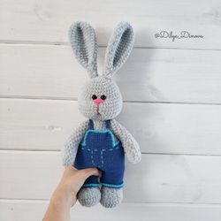 Crochet pattern Bunny Easter amigurumi rabbit stuffed animal hare toy