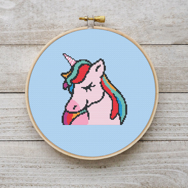 Cross Stitch Supply Unicorn Rainbow.png