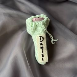 willie warmer blush green personalized . cock sock. dirty santa gift