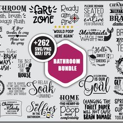 Bathroom Bundle Svg, Bathroom Quote Svg, Farmhouse Svg, Bathroom Sign Svg, Funny Bathroom Svg