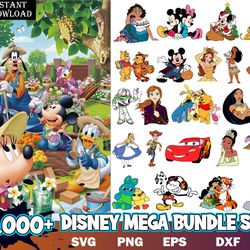 mega bundle svg, disney svg bundle, disney designs, disney svg bundle, mickey bundle svg and for cricut files