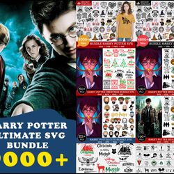 Ultimate Harry Potter Svg Files, Svg for Cricut, Svg for Shirts, Png, Instant Download, Svg Files for Cricut, Svg Design