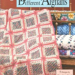 Digital Vintage Crochet Patterns Of Afghan Plaids