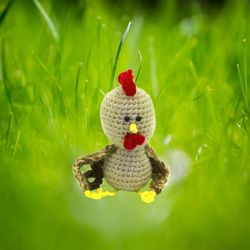 Easter chick toy, chicken stuffed toy, kitchen decor, bird toy, Easter ornament decor, farm animal toy, little chick