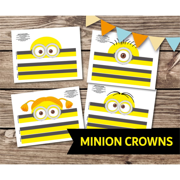 Minion Printables Mask