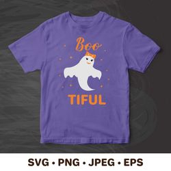 boo-tiful funny halloween quote. bootiful svg