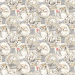 birds fabric, fabric with cranes, linen and viscose fabric, flying cranes fabric, fabric with birds and decorative plate