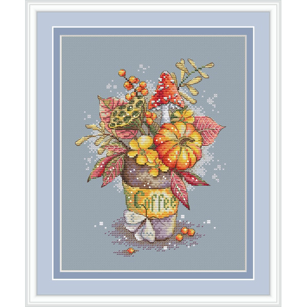 Cross Stitching Fall Fall Cross Stitch Pattern Autumn Cross Stitch Pattern Pumpki | Inspire ...
