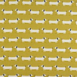 Dog Fabric, fabric with Dogs, Hound Dogs Fabric, Cotton Fabric with Dogs
