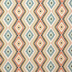 Geometric Fabric, Fabric with Rhombus, Scandi Fabric, Cotton Fabric, Geometrical Printed Fabric