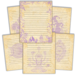 Sheets Book of Shadows, Grimoire pages, Scrapbook Paper, Printable letter and pages for grimoire, Spell paper, Grimoire