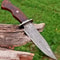 Running Free Damascus Steel Outdoor Knife reviewsjpg