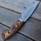 Fear of The Dark Damascus Steel Fixed Blade Knife inusajpg