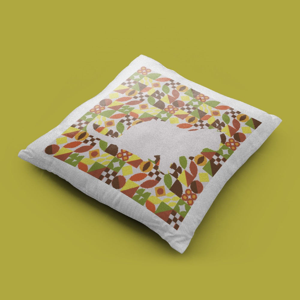 2 Cross stitch pattern sitting cat inside boho autumn modern abstract style pattern.jpg