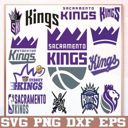 Bundle 13 Files Sacramento Kings Basketball Team svg, Sacramento Kings svg, NBA Teams Svg, NBA Svg, Png, Dxf, Eps