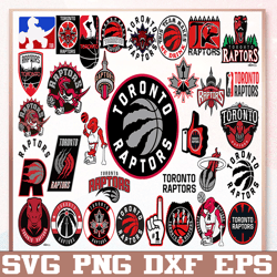 Bundle 34 Files Toronto Raptors Basketball Team SVG, Toronto Raptors svg, NBA Teams Svg, NBA Svg, Png, Dxf, Eps