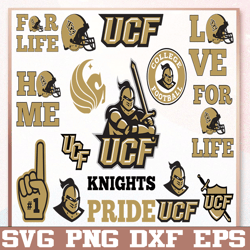 Bundle 15 Files UCF Knights Football Team svg, UCF Knights svg, NCAA Teams svg, NCAA Svg, Png, Dxf, Eps