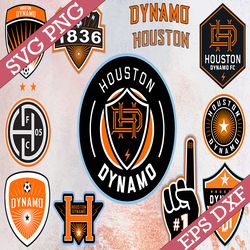 bundle 12 styles mls houston dynamo soccer team svg, houston dynamo svg, mls teams svg, mls svg, png, dxf, eps, instant