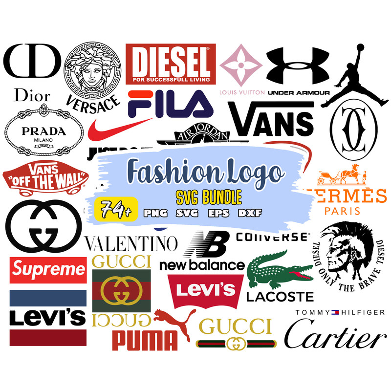 Logo Brand Bundle Svg, Fashion Brand Svg,Famous Brand Svg, Silhouette Svg Files.jpg