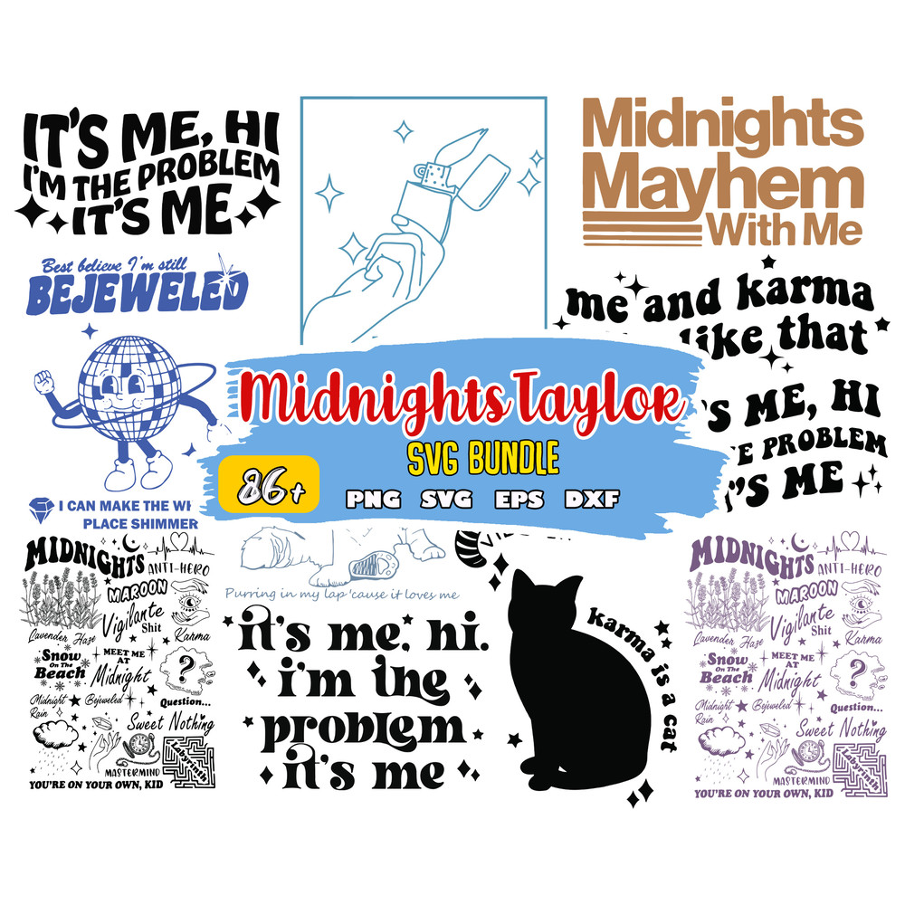 Midnight SVG bundle, Taylor Midnight bundle, Taylor Swift new album Inspired SVG PNG EPS DXF.jpg