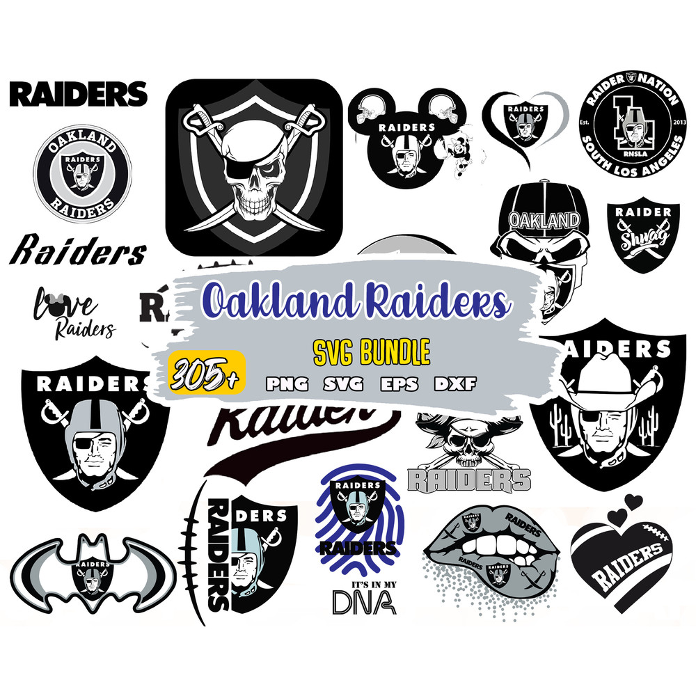 Oakland Raiders bundle svg, Oakland Raiders svg, NFL svg, png, dxf, eps digital file.jpg