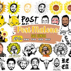 post malone vector pack, post malone svg, post malone silhouette, stoney vectorm, post malone