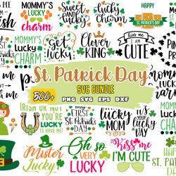 st patricks day bunlde svg, shamrock svg, bundle svg, patricks day svg saint patricks day clipart