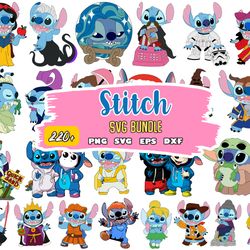 stitch crashes disney svg, png, dxf, stitch clip art, stitch t shirt, stitch cut files, cricut