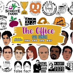 the office svg bundle, michael scott svg, dunder mifflin svg, the office clipart, the office, tv show svg