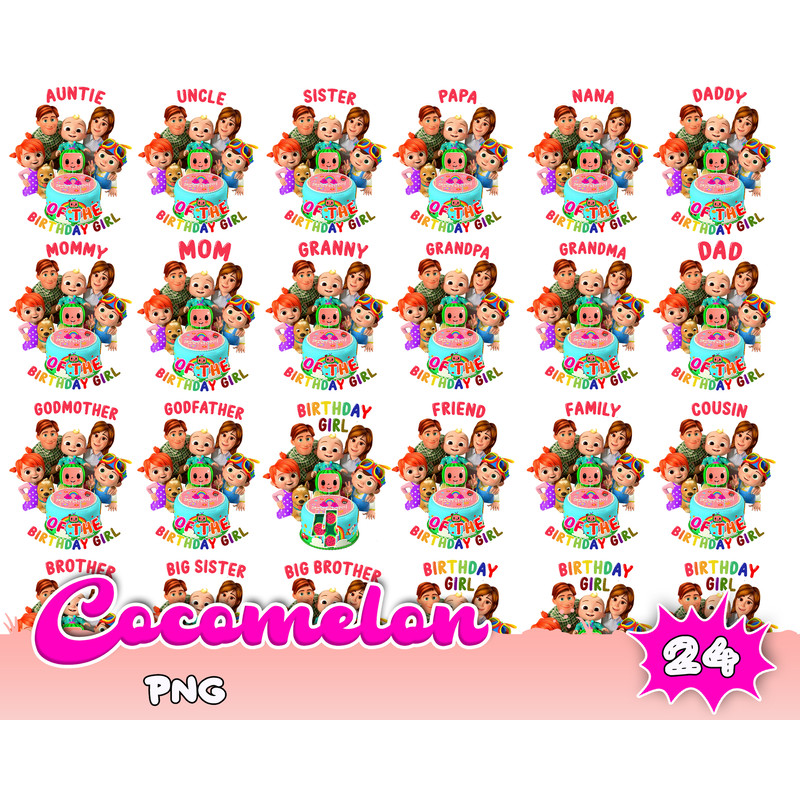 24 Cocomelon Birthday Family Bundle Png,Cocomelon Png, Cocomelon Clipart, Birthday Family Png.jpg
